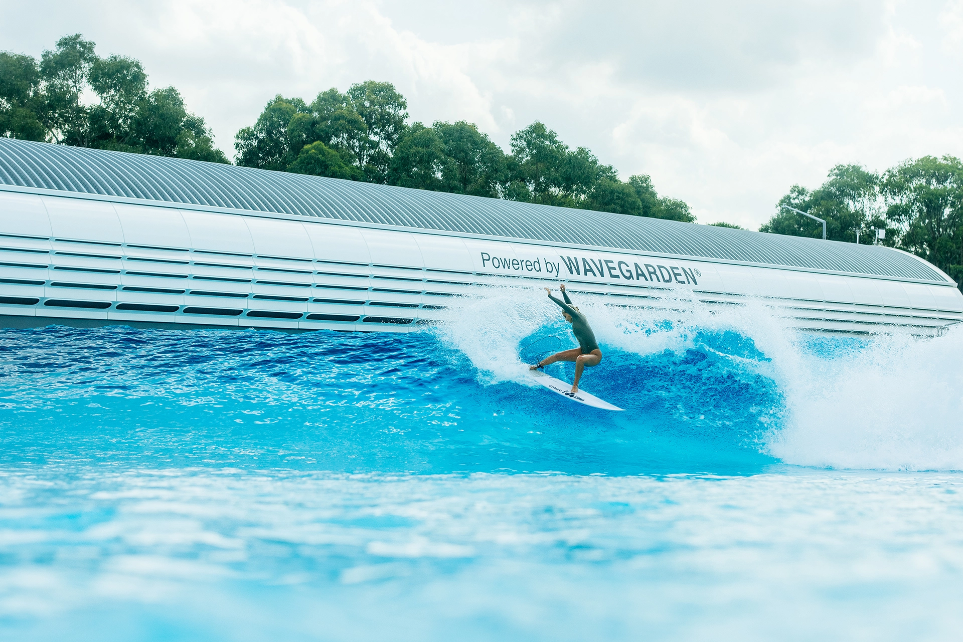 Surf park aerial